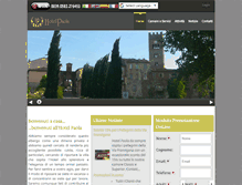 Tablet Screenshot of hotelpaolalucca.it